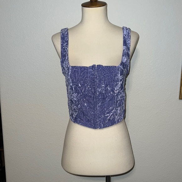 NEW Wild Fable velour crop tank top - Picture 4 of 14